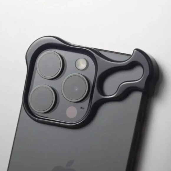 Black and Silver Crystal iPhone Case - Picture 5 of 6